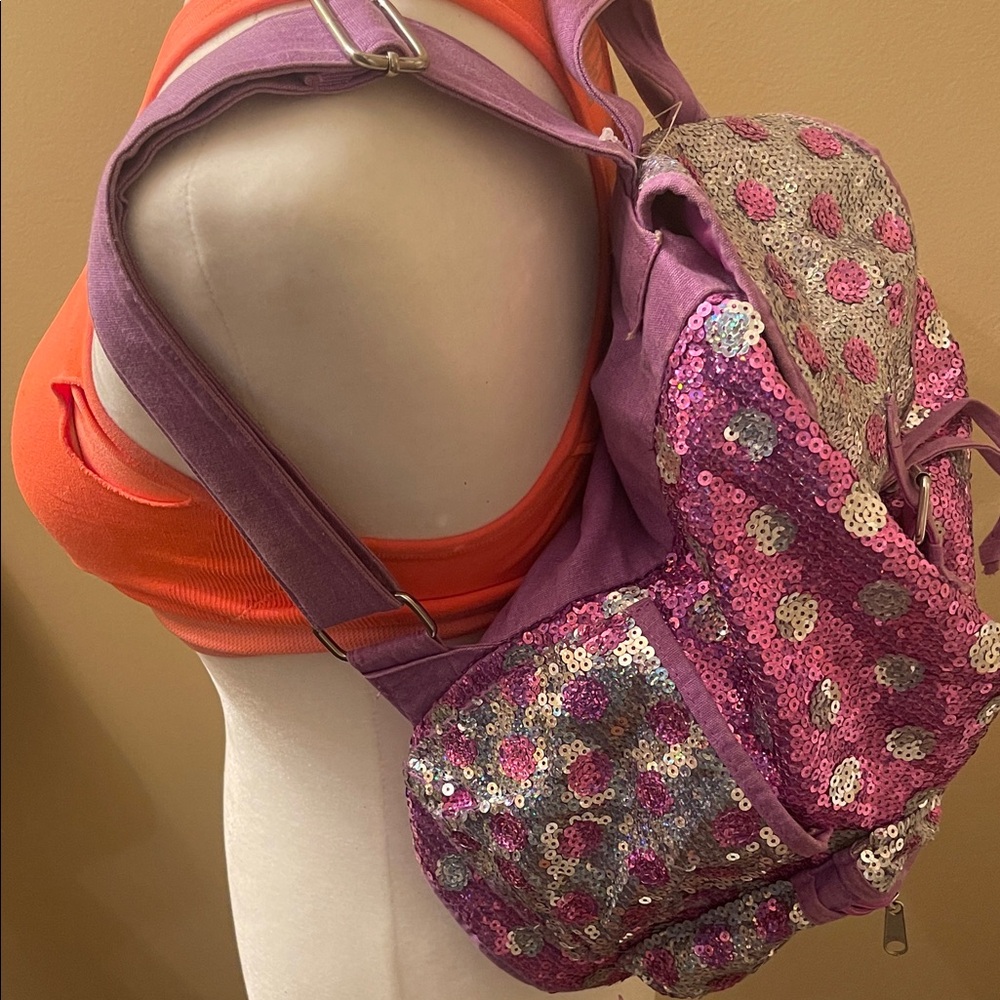 Justice Purple Backpack